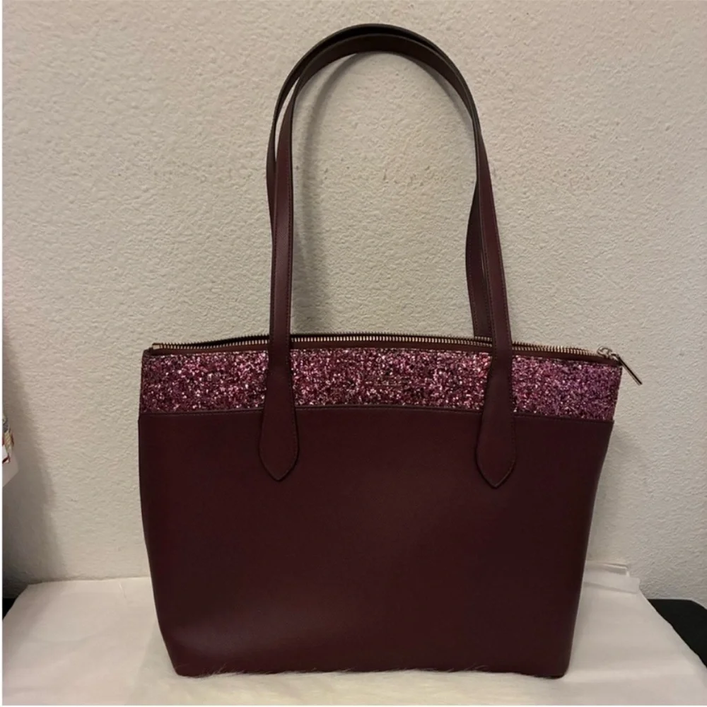 Kate Spade Flash Glitter tote